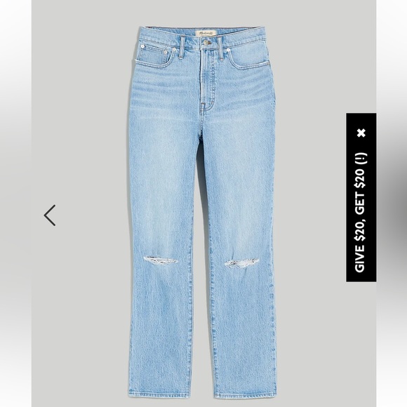 NWT Madewell The Perfect Vintage Straight Jean Size 29 - Picture 16 of 16